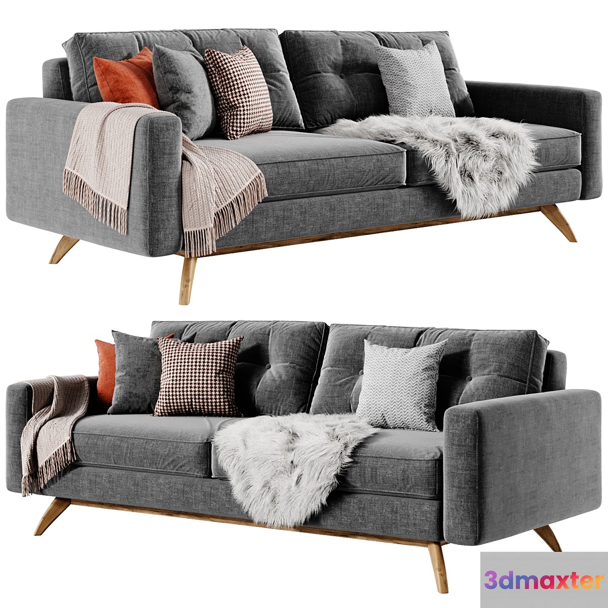 Alfinch Sofa Etch & Bolts 3D Max