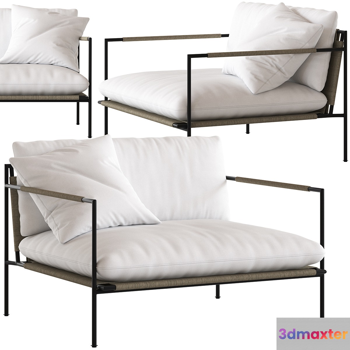 Coco Republic Malmo Outdoor Lounge Chair - No.2