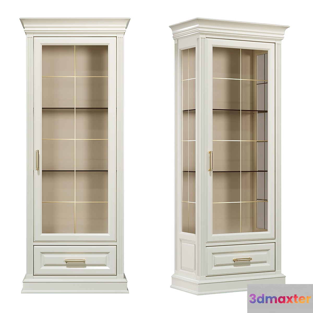 Wardrobe _ showcase Anna 3D Max