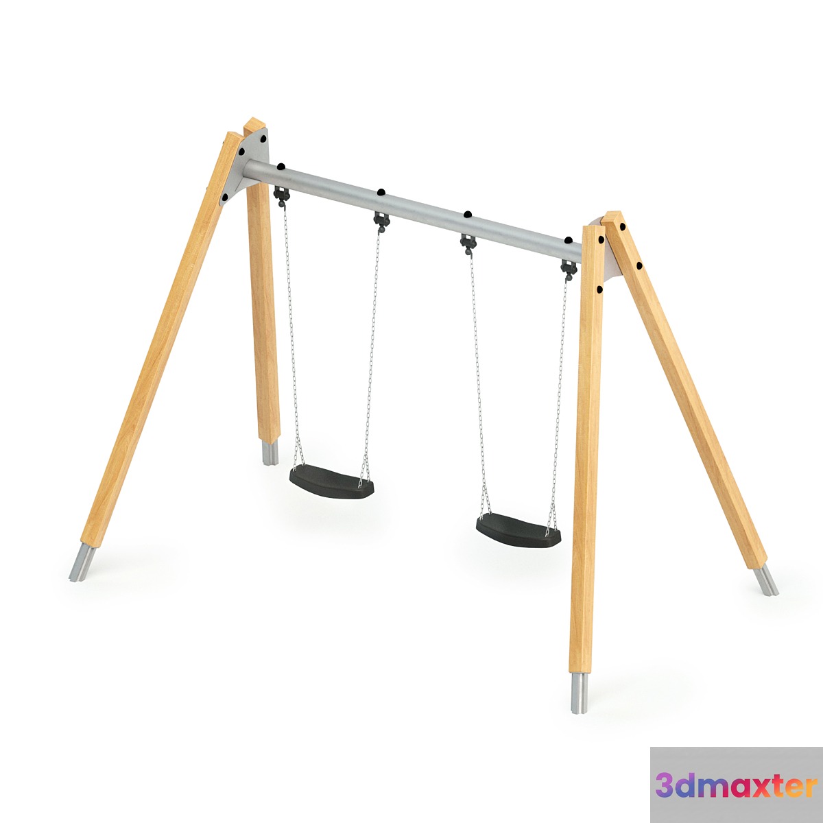Double swing Kompan 3D Max