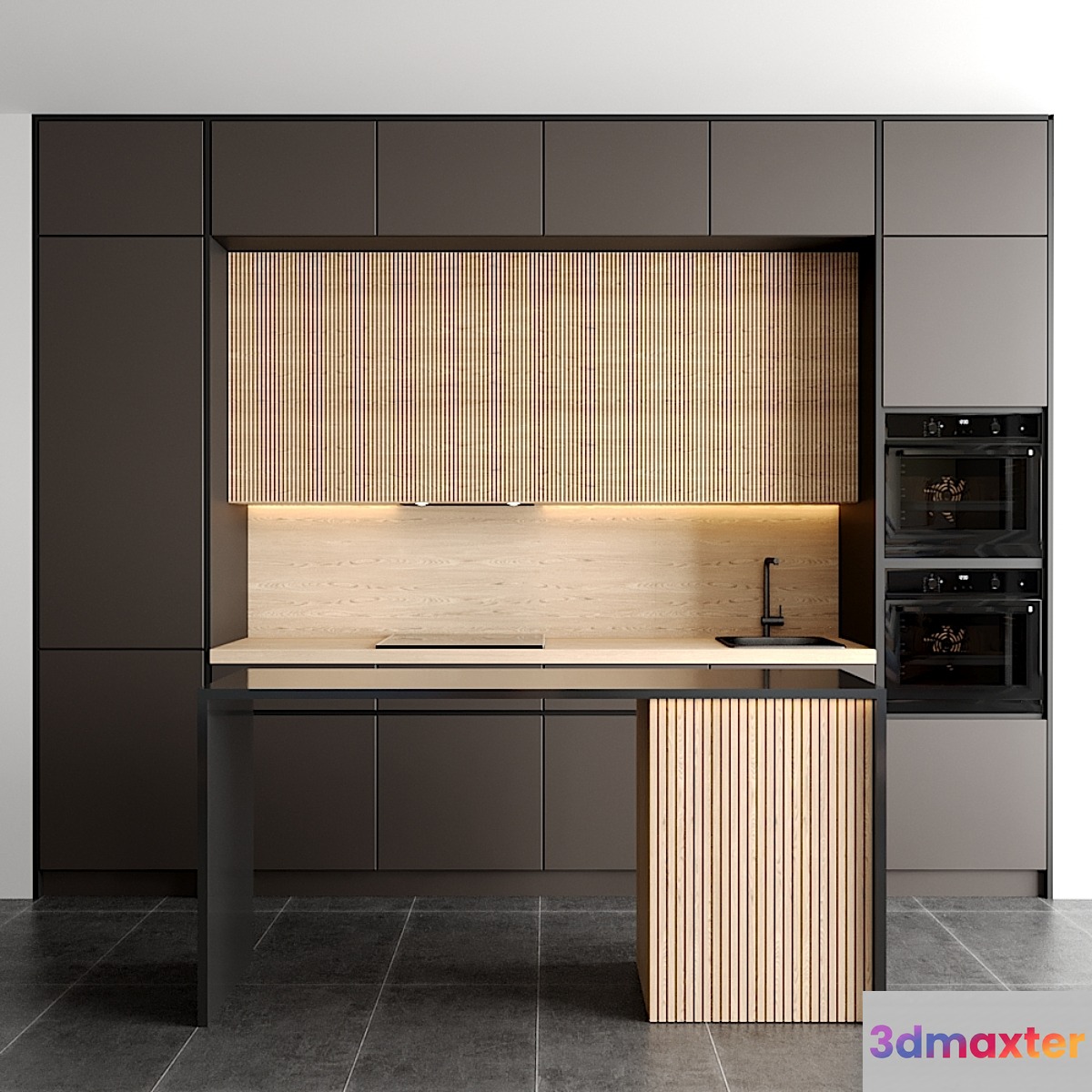 kitchen 3D Max