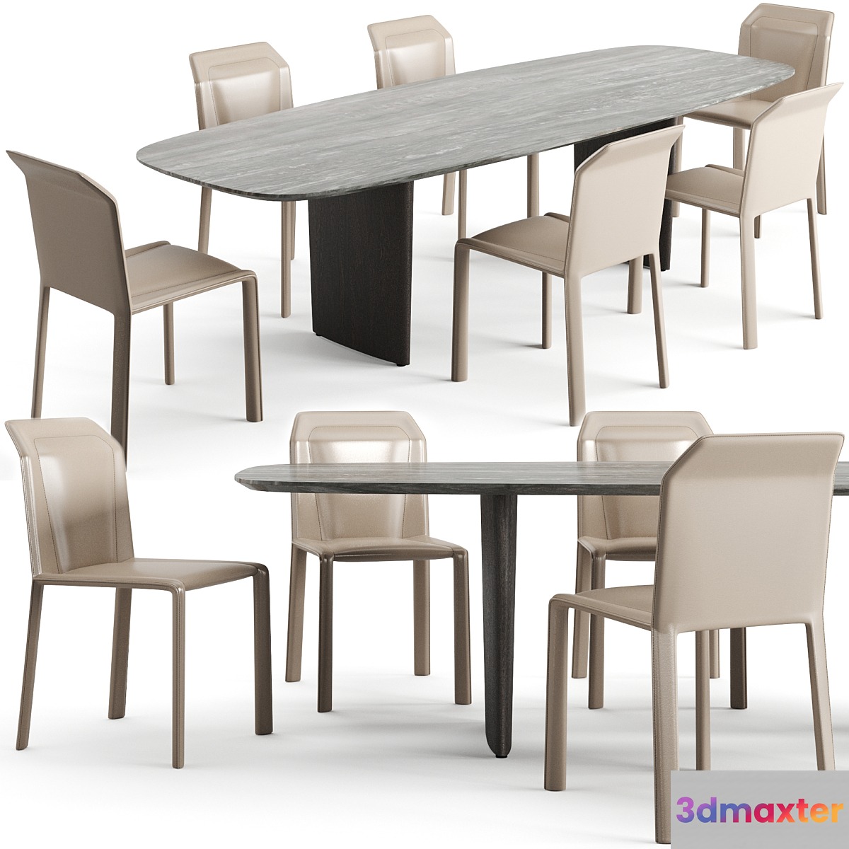 MisuraEmme Dining Ala Table And Brera Chair