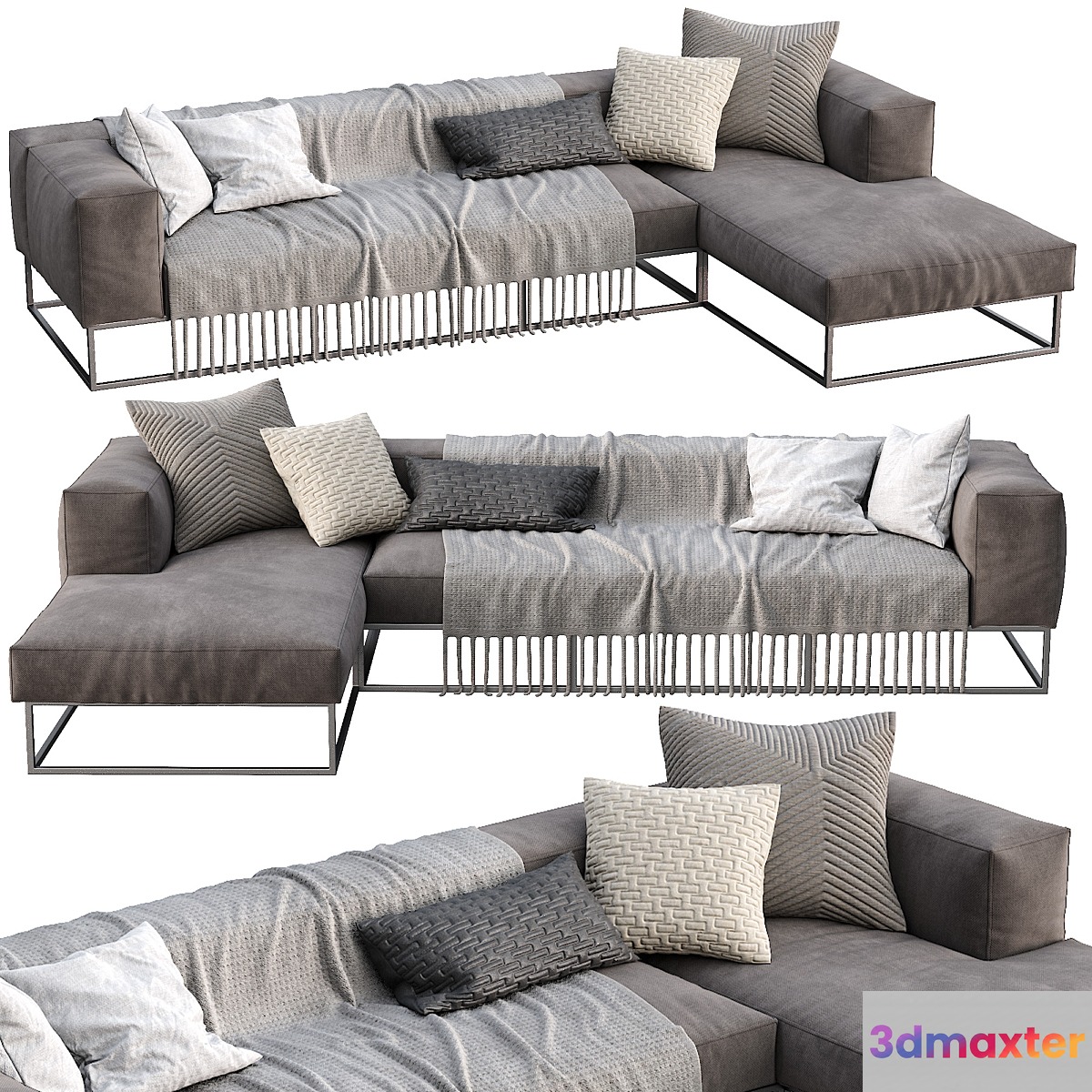Livingdivani Sofa Ile Club 3D Max