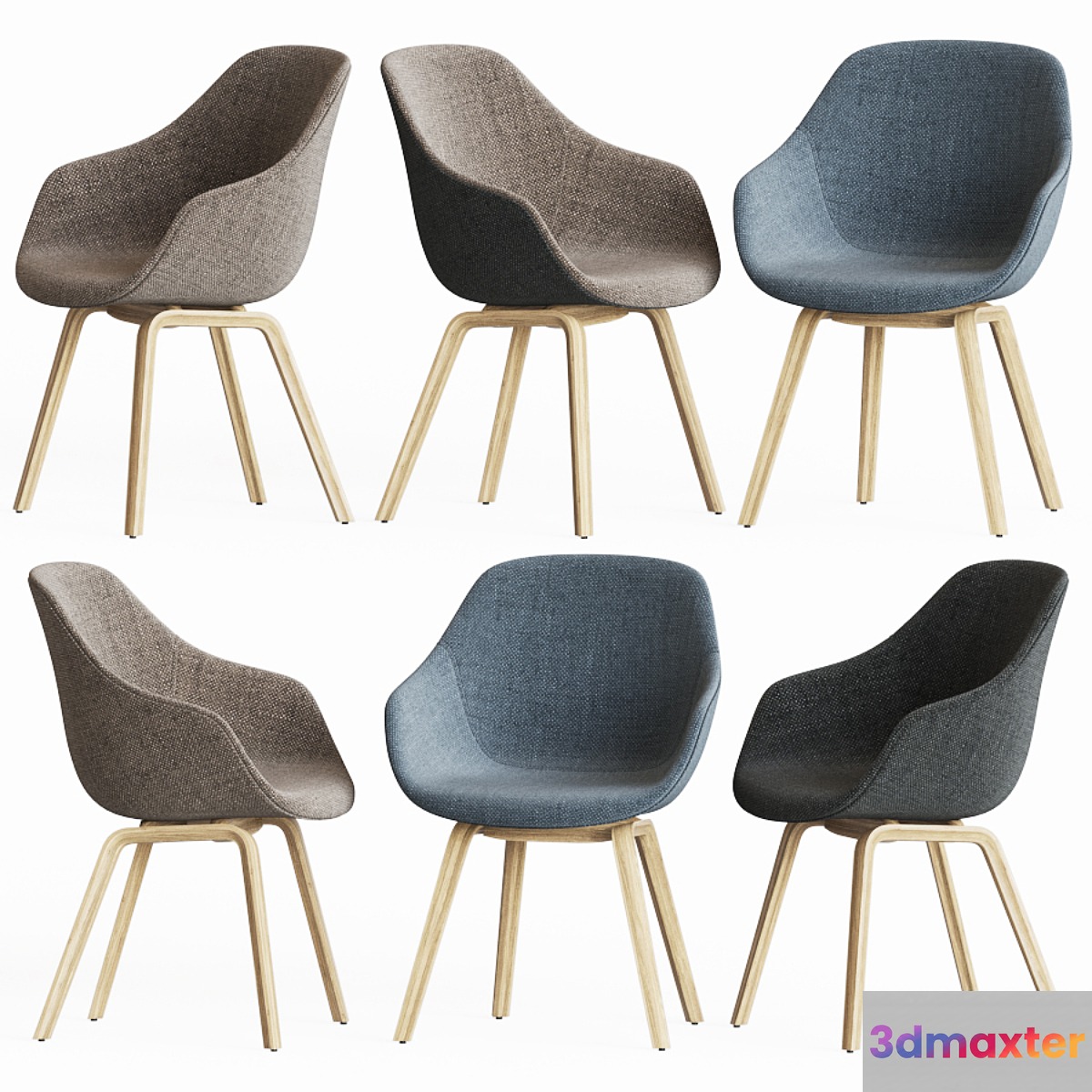 AAC 123 Chair Hay 3D Max