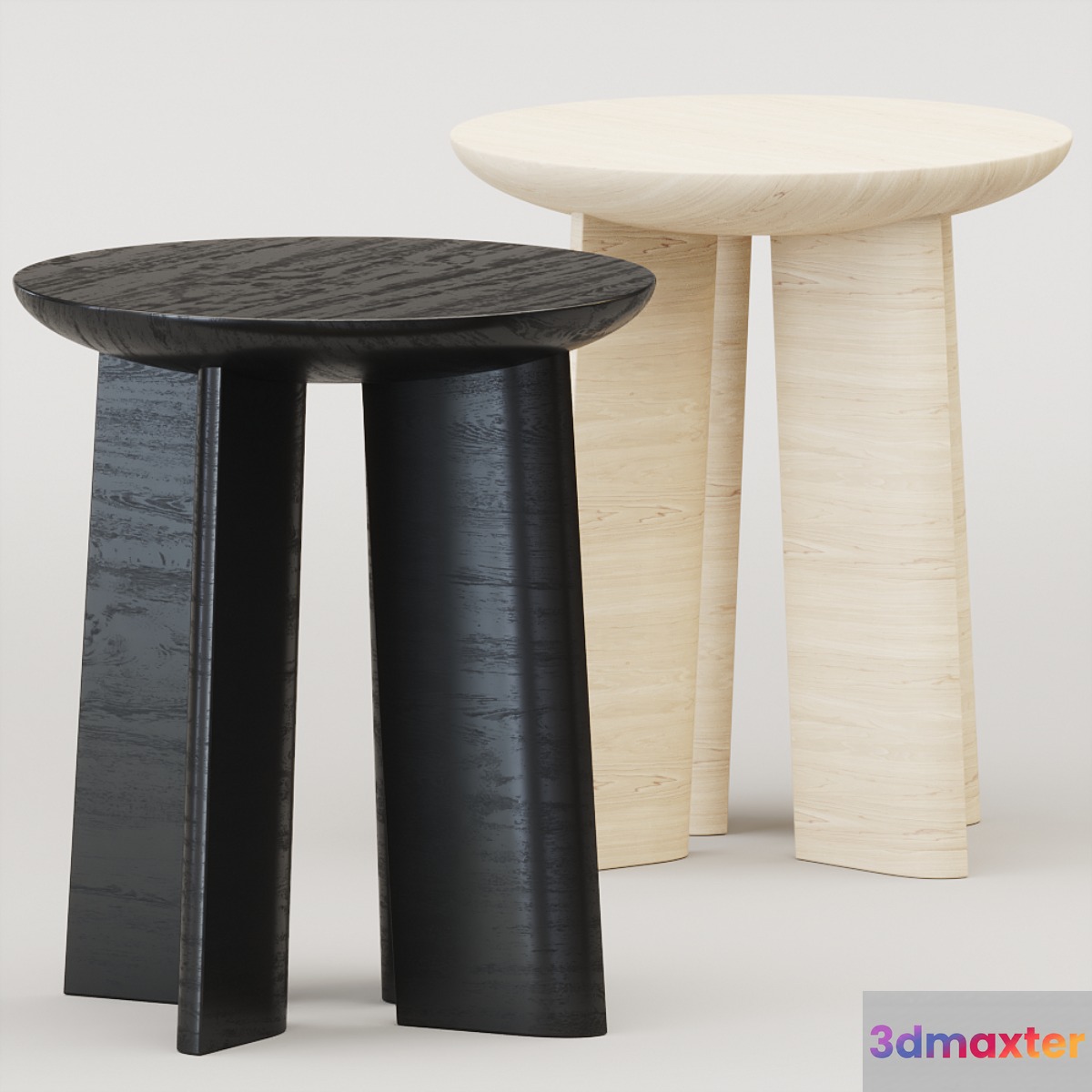 P68 side table by more 3D Max
