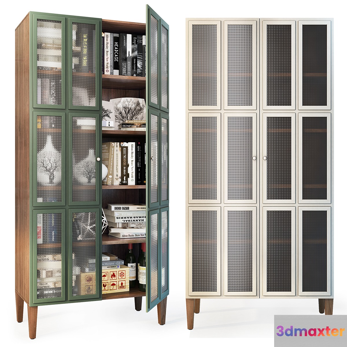 Wardrobe _ showcase Andersen. Cabinet _ Showcase Andersen by Etg-Home 3D Max
