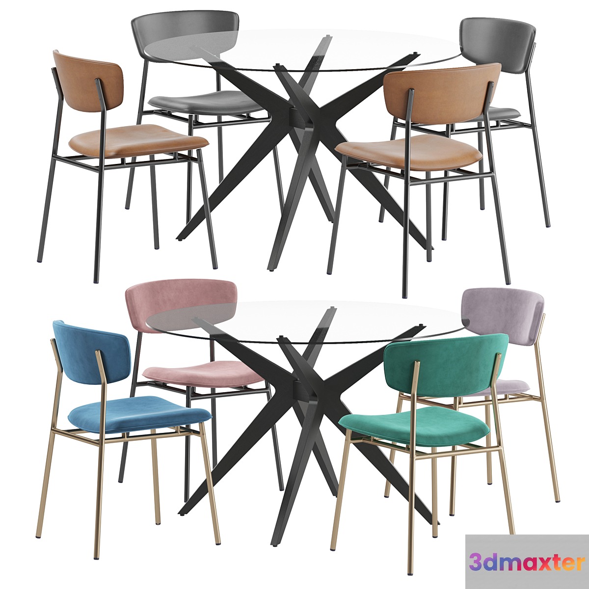 Calligaris fifties kent 3D Max