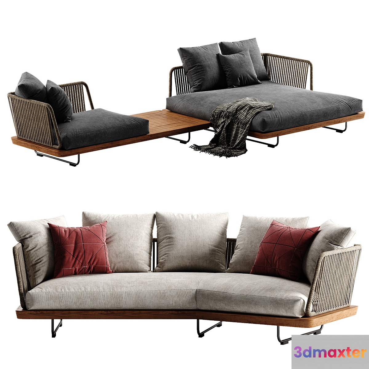 Minotti Sunray sofa set 2