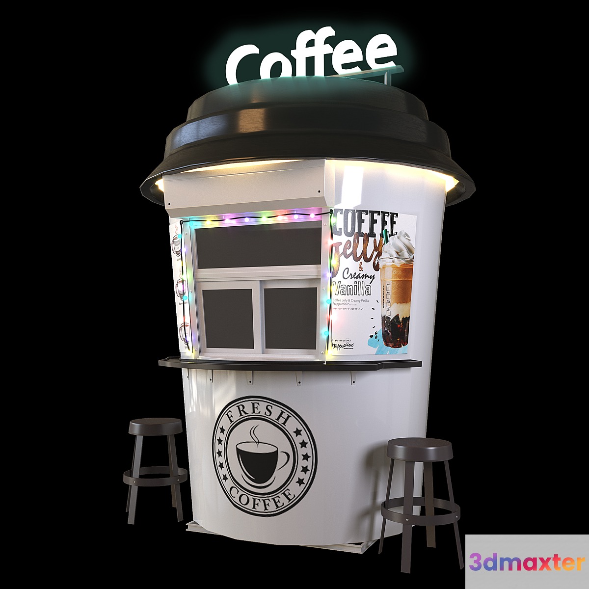 Coffee_shop 3D Max