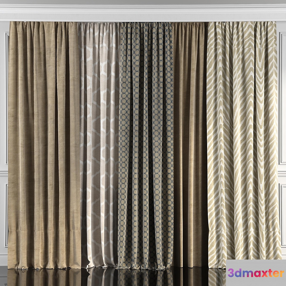 Curtains with window 45