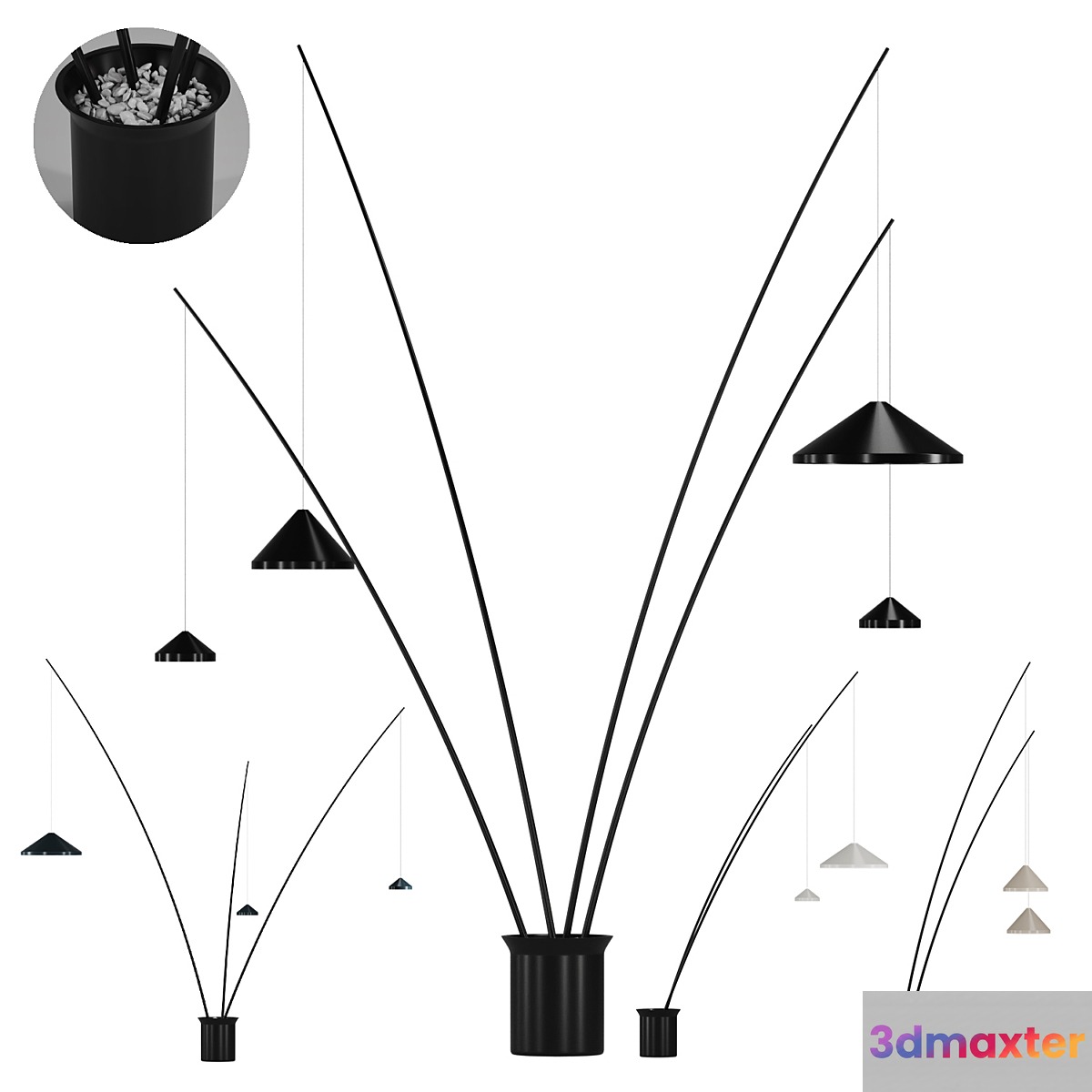 NORTH | Floor lamp By Vibia