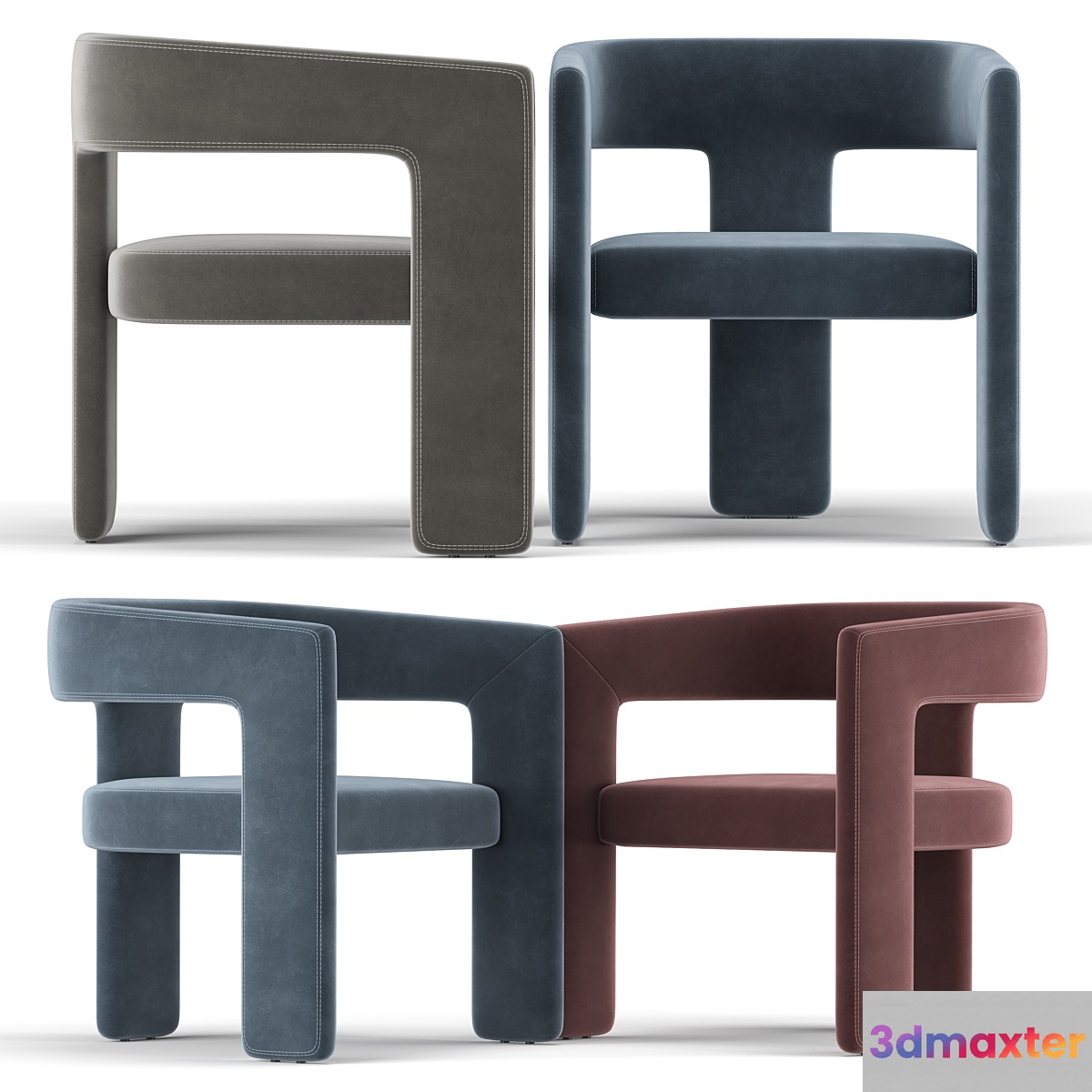Effie Dining Chair 3D Max