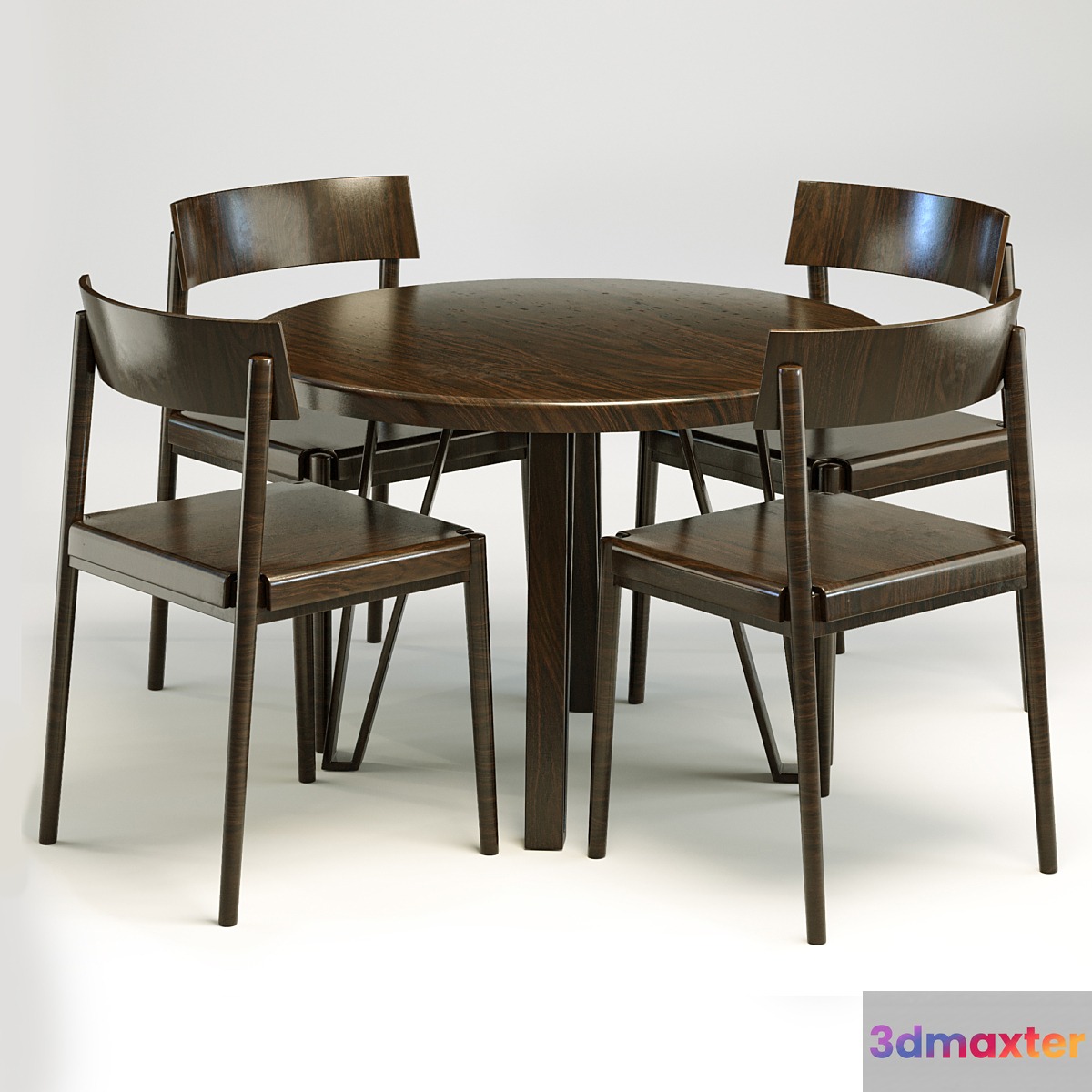 old wooden table and chair