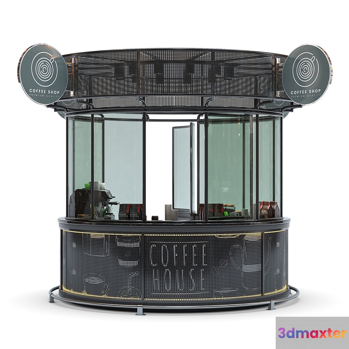 Coffee Shop 3D Max