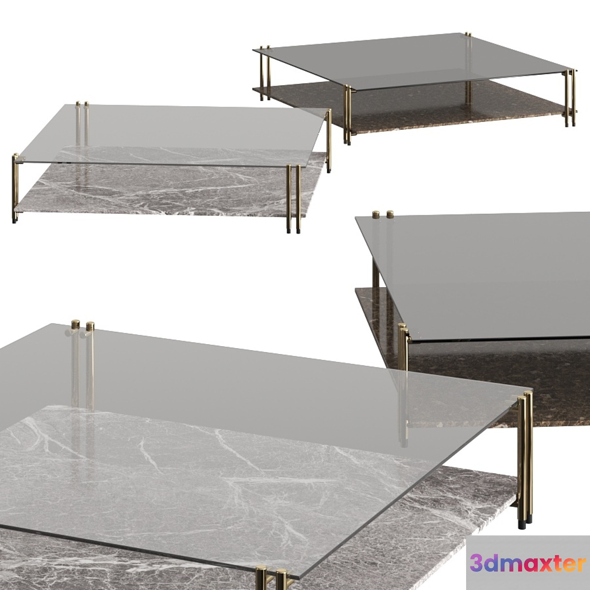 Paolo Castelli Soft Ratio Coffee Tables - No.4