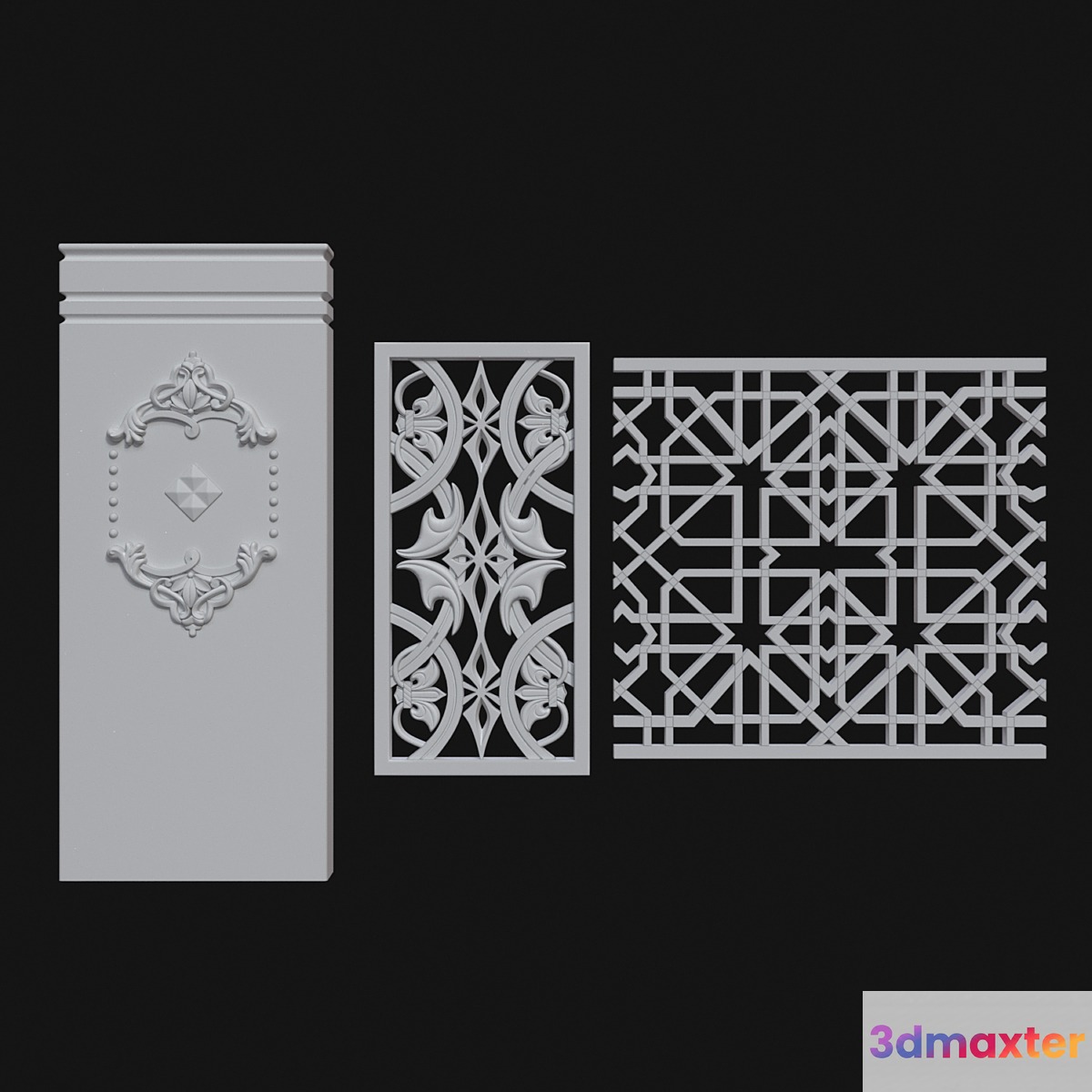 Decorative Plaster 3 3D Max