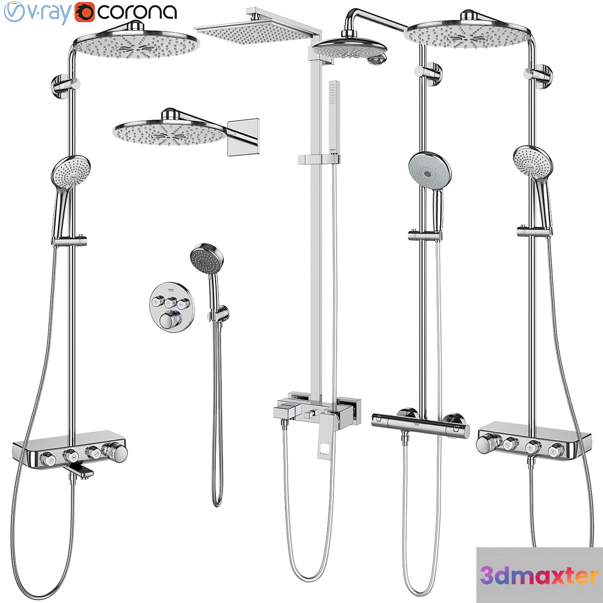 GROHE shower systems set 107