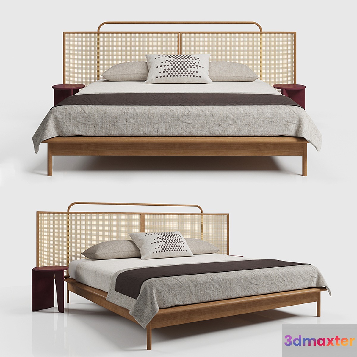 Radnor Mae Bed 3D Max