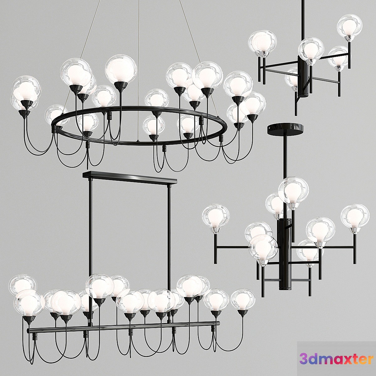 DeMarkt Chandelier Bremen collection light