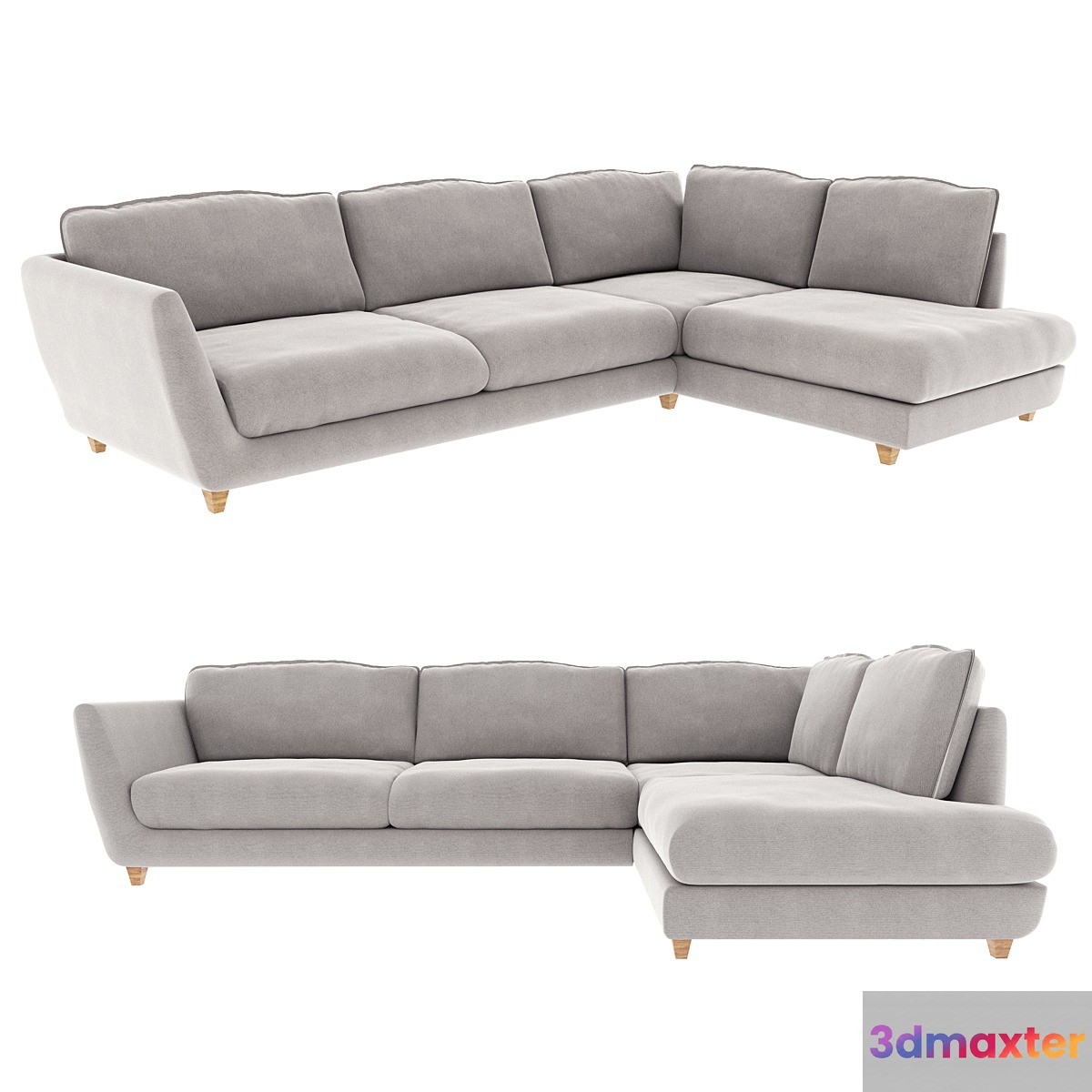 Sofa Viktoria Corner Dark Gray