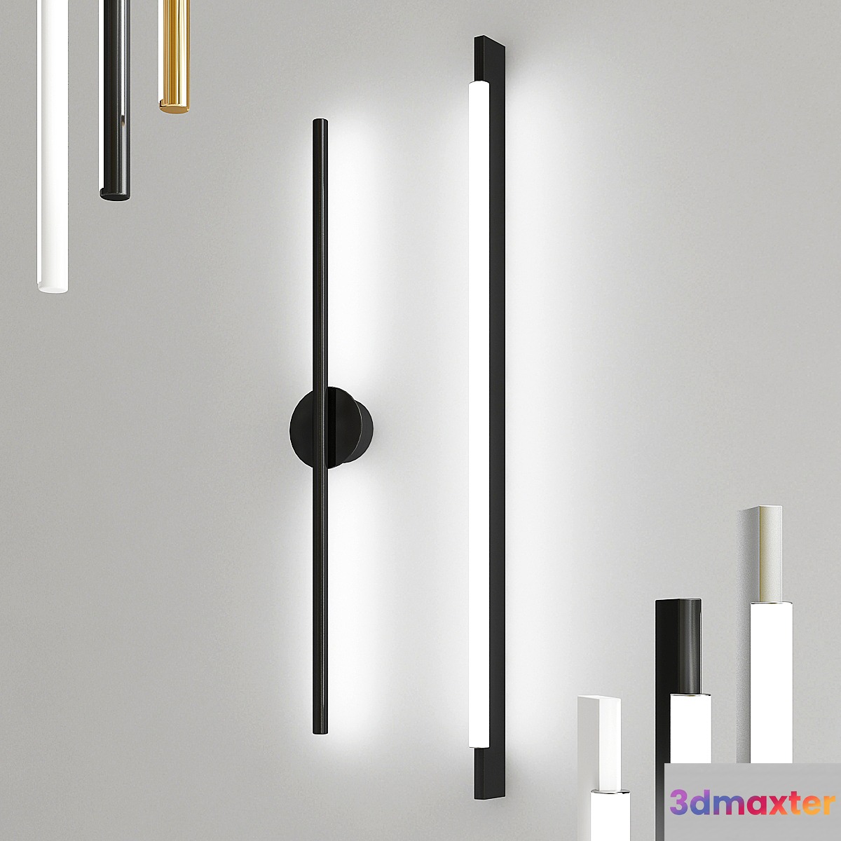 KEEL and LINE Wall Sconce 3D Max