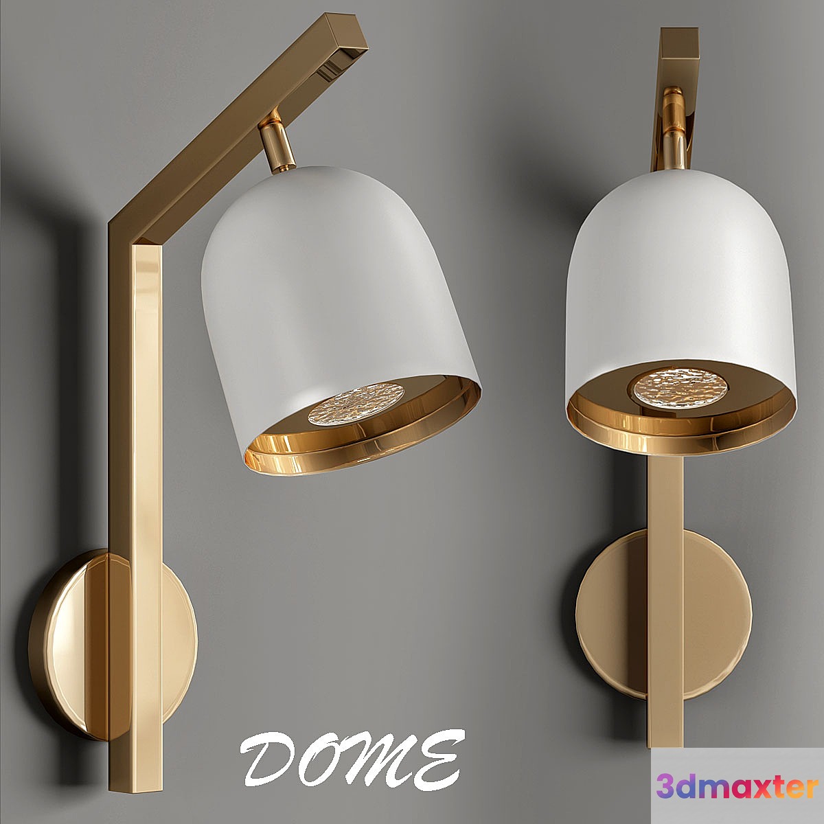 DOME_wall_lamp 3D Max