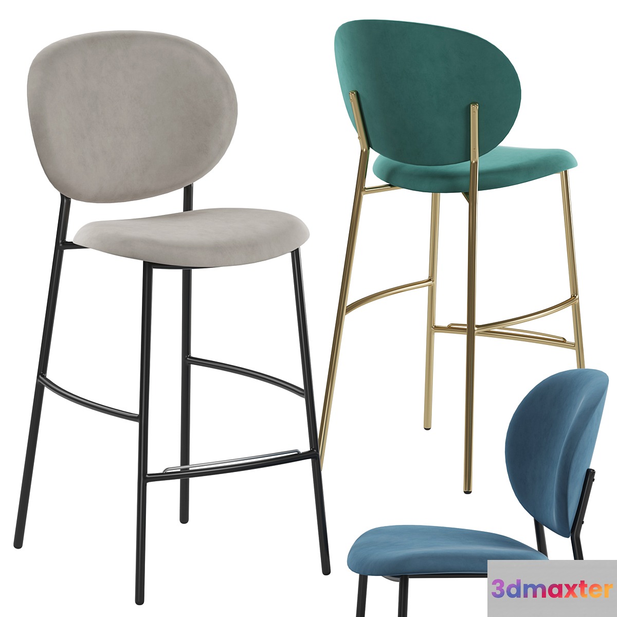Calligaris Ines (Inès) barstool - No.2 3D Max