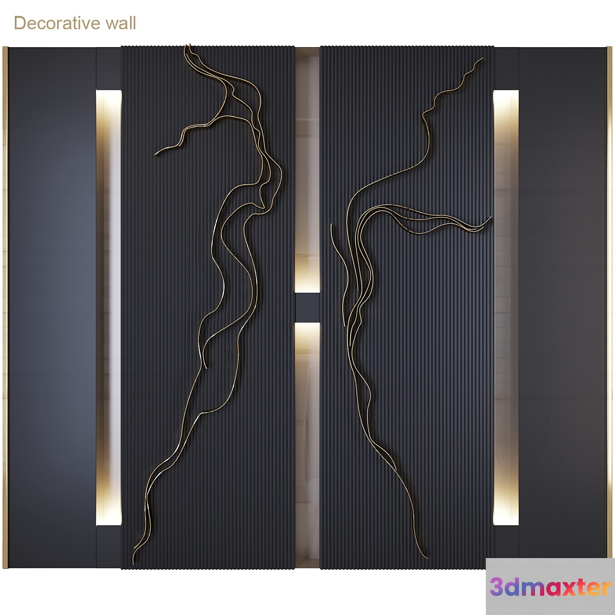 Decorative_wall_SVblack 3D Max