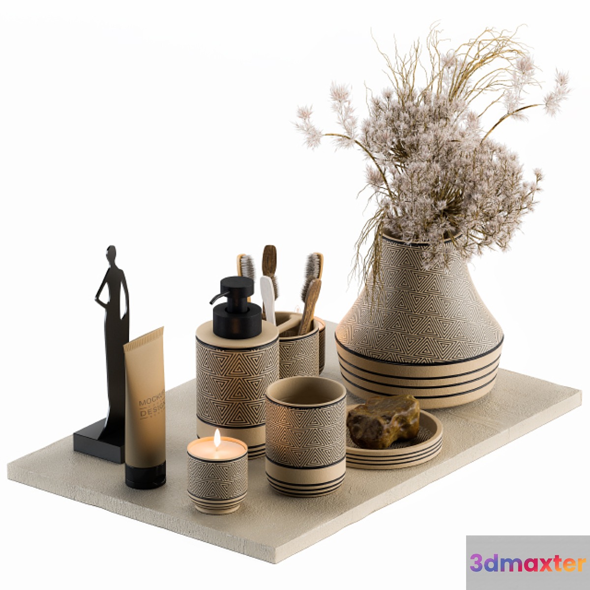 Bathroom Decor Set 08