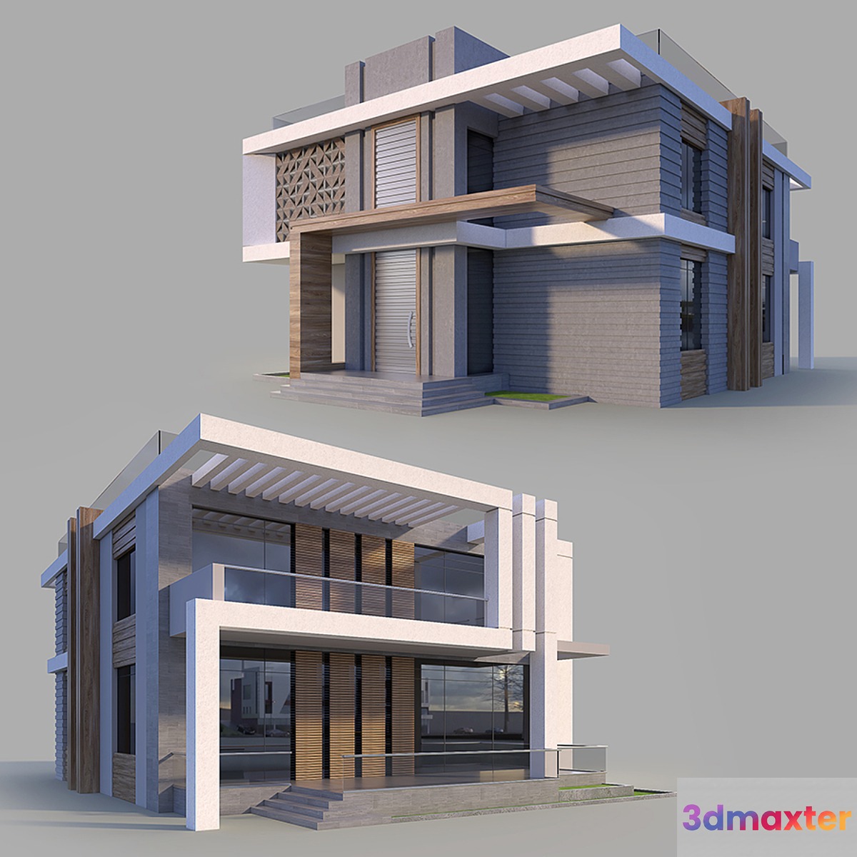Modern Villa 2 3D Max