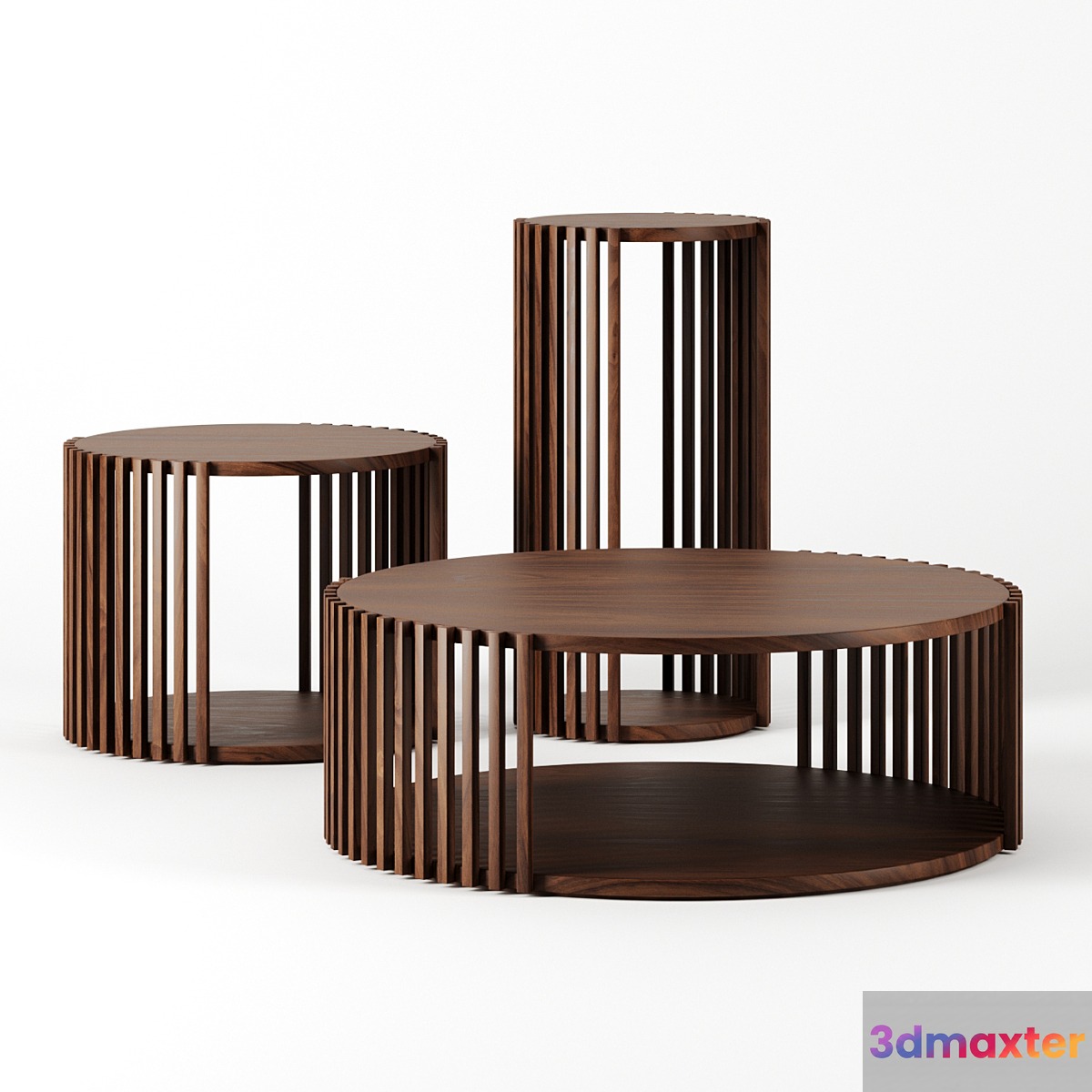 Palafitte Coffee Tables by Medulum 3D Max