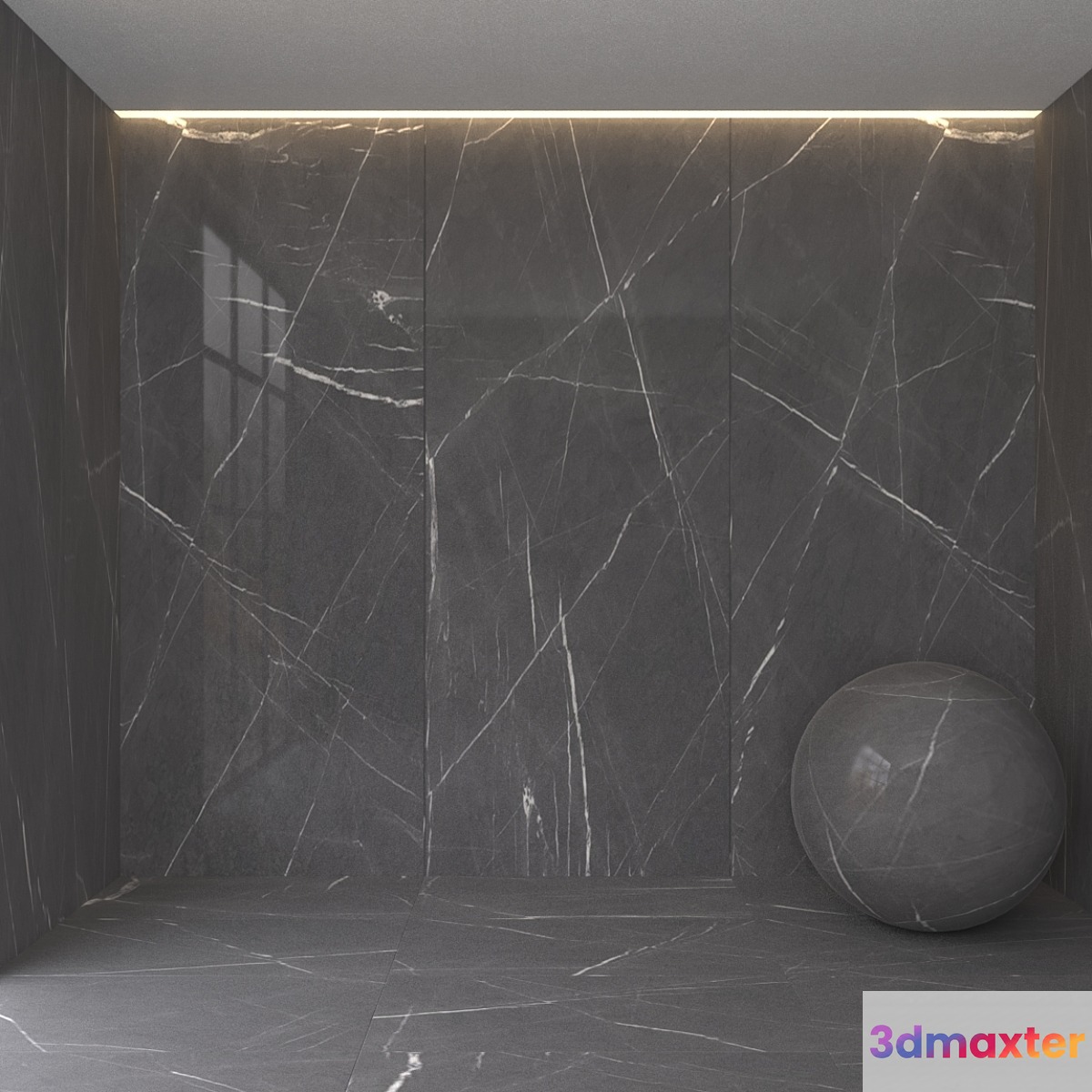Graphite marble