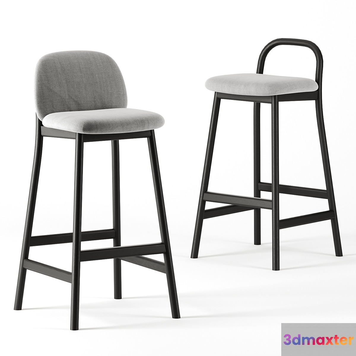 Zantilam bar stool by Verywood 3D Max