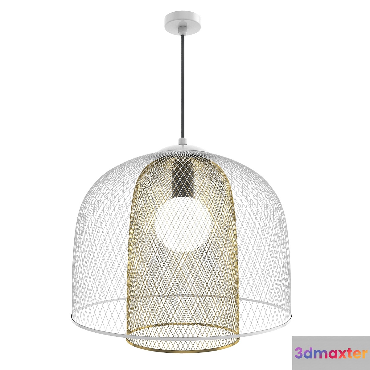 Pendant lamp made of metal mesh VANTA from Lampatron