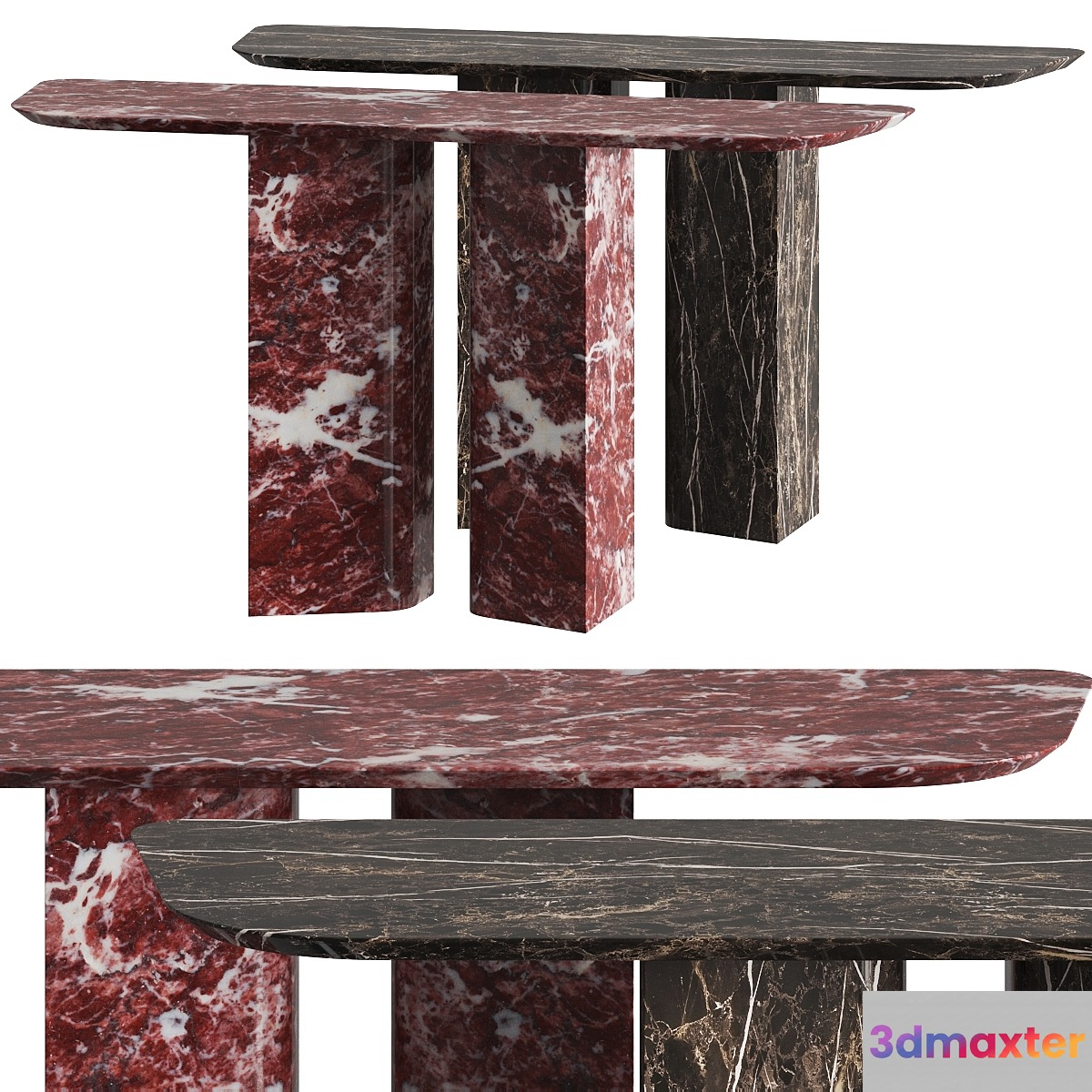 International Marmi Frisbie Console Tables