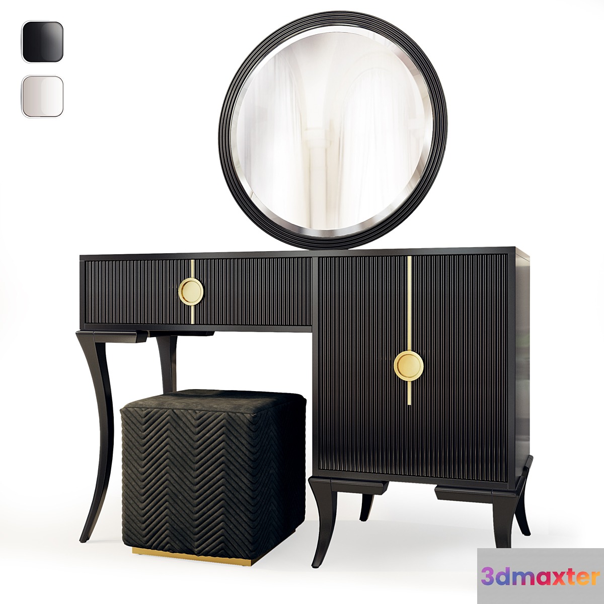 Keops dressing table. Dressing table by Medusa Home 3D Max