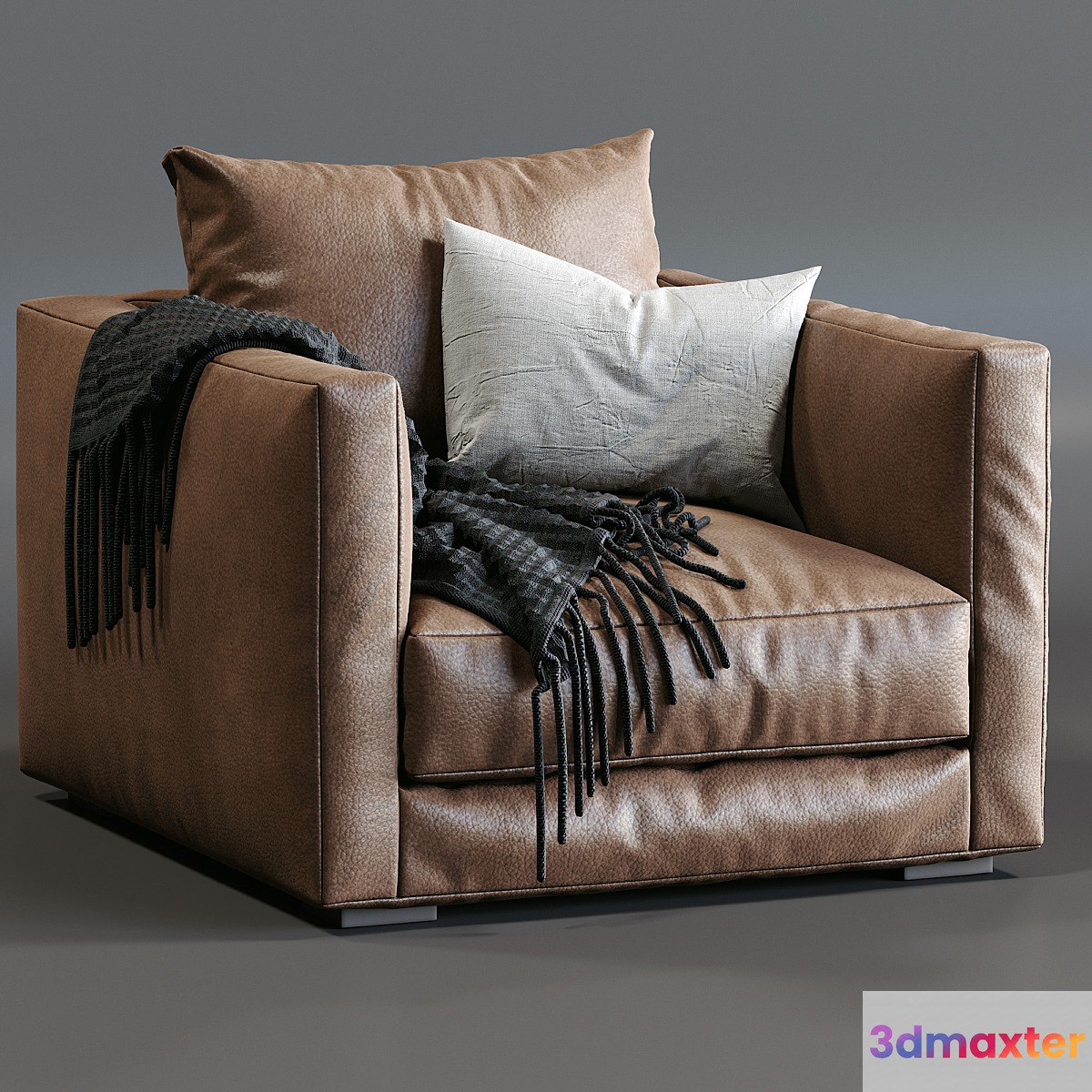 Leather Armchair Tango By Marac 3D Max