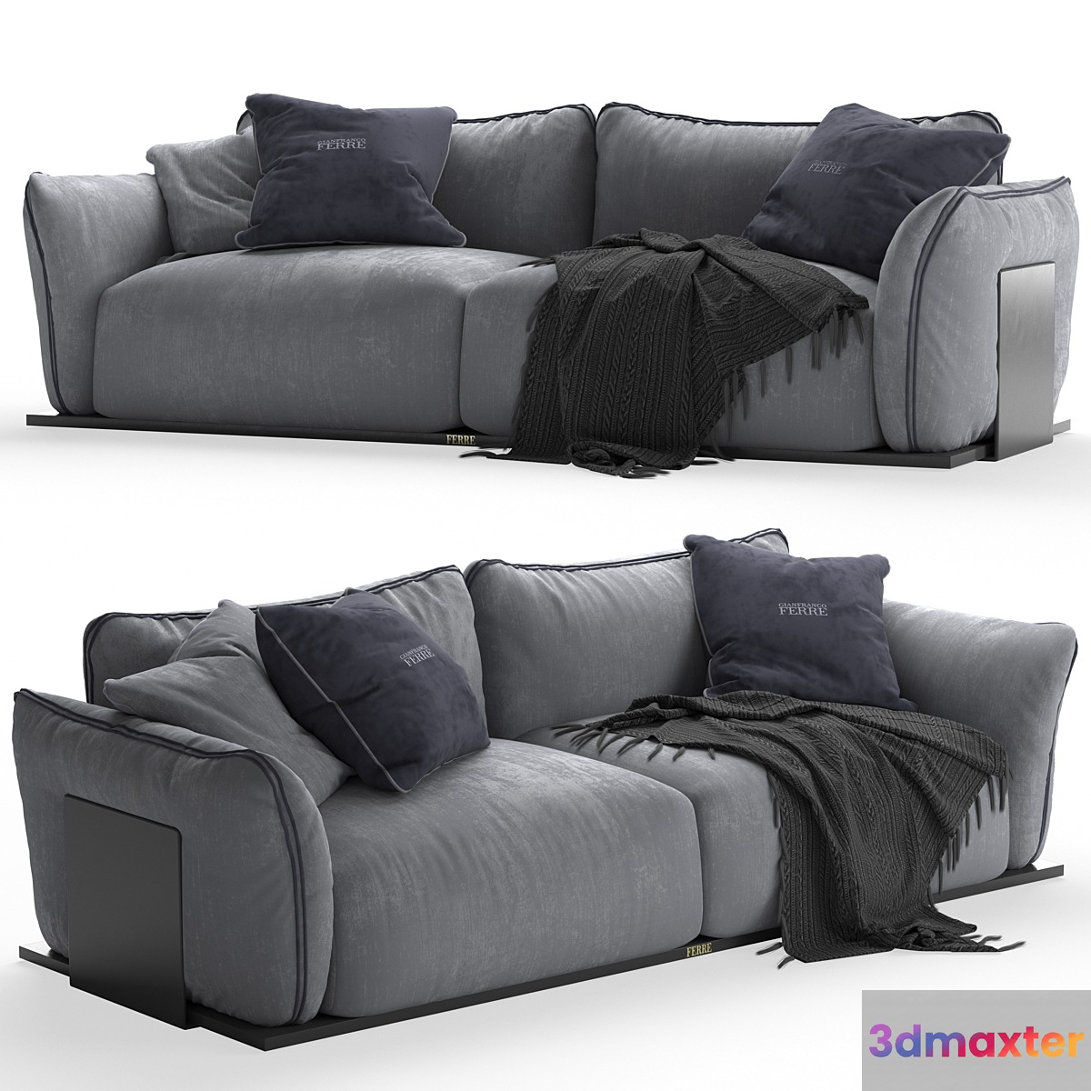 Sofa clapton 3D Max