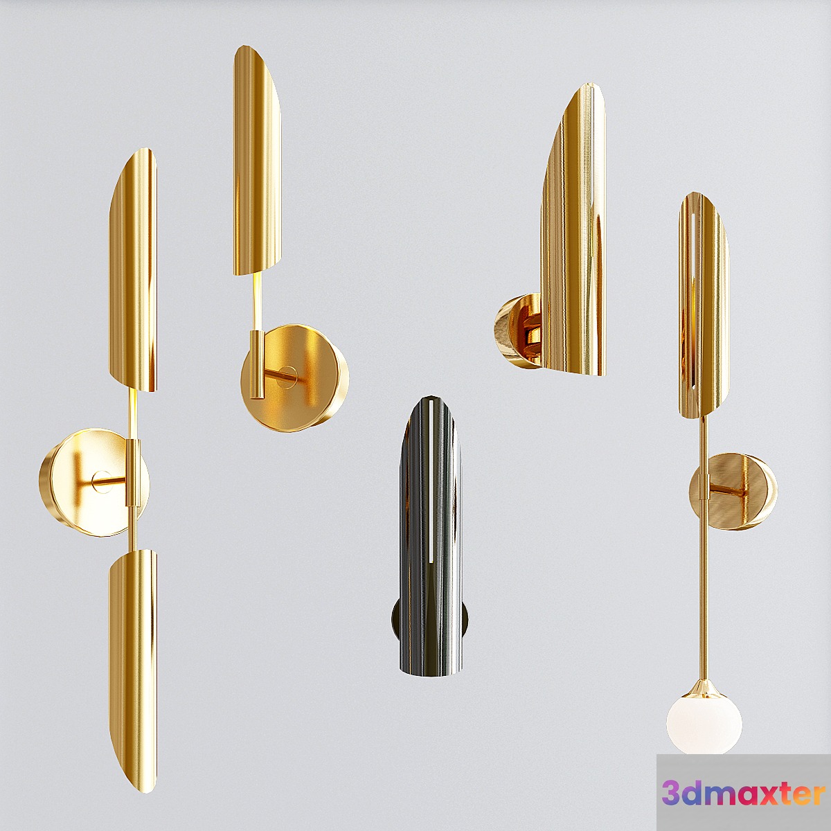 GERD wall light collection 3D Max