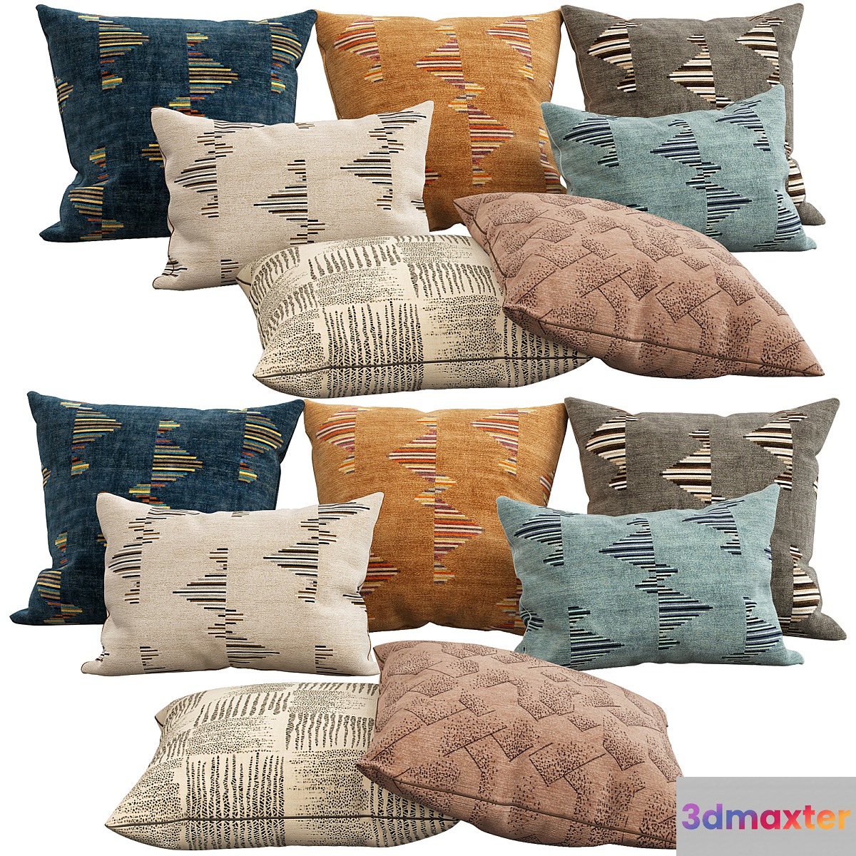 Decorative pillows 57 - No.2 3D Max