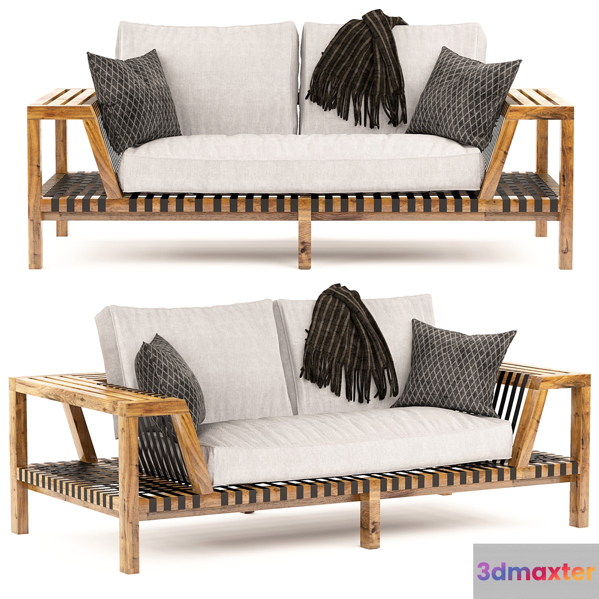 Network Sofa Rodolfo Dordoni Roda 3D Max