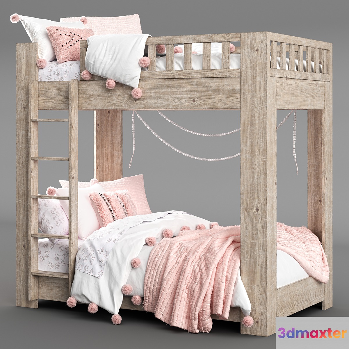 CALLUM BUNK BED Restoration Hardware 3D Max