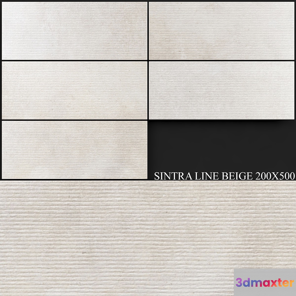Keros Sintra Line Beige 200x500 3D Max