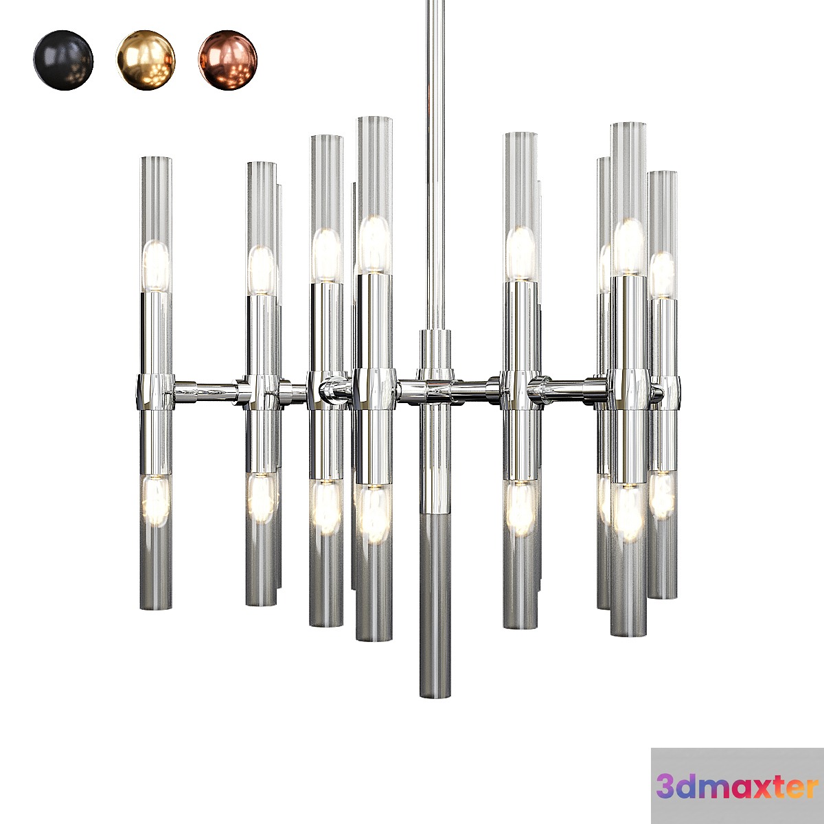 Turin chandelier 3D Max