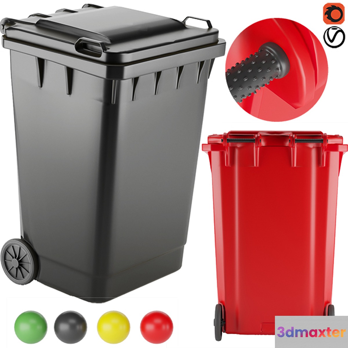 Garbage box 1 3D Max