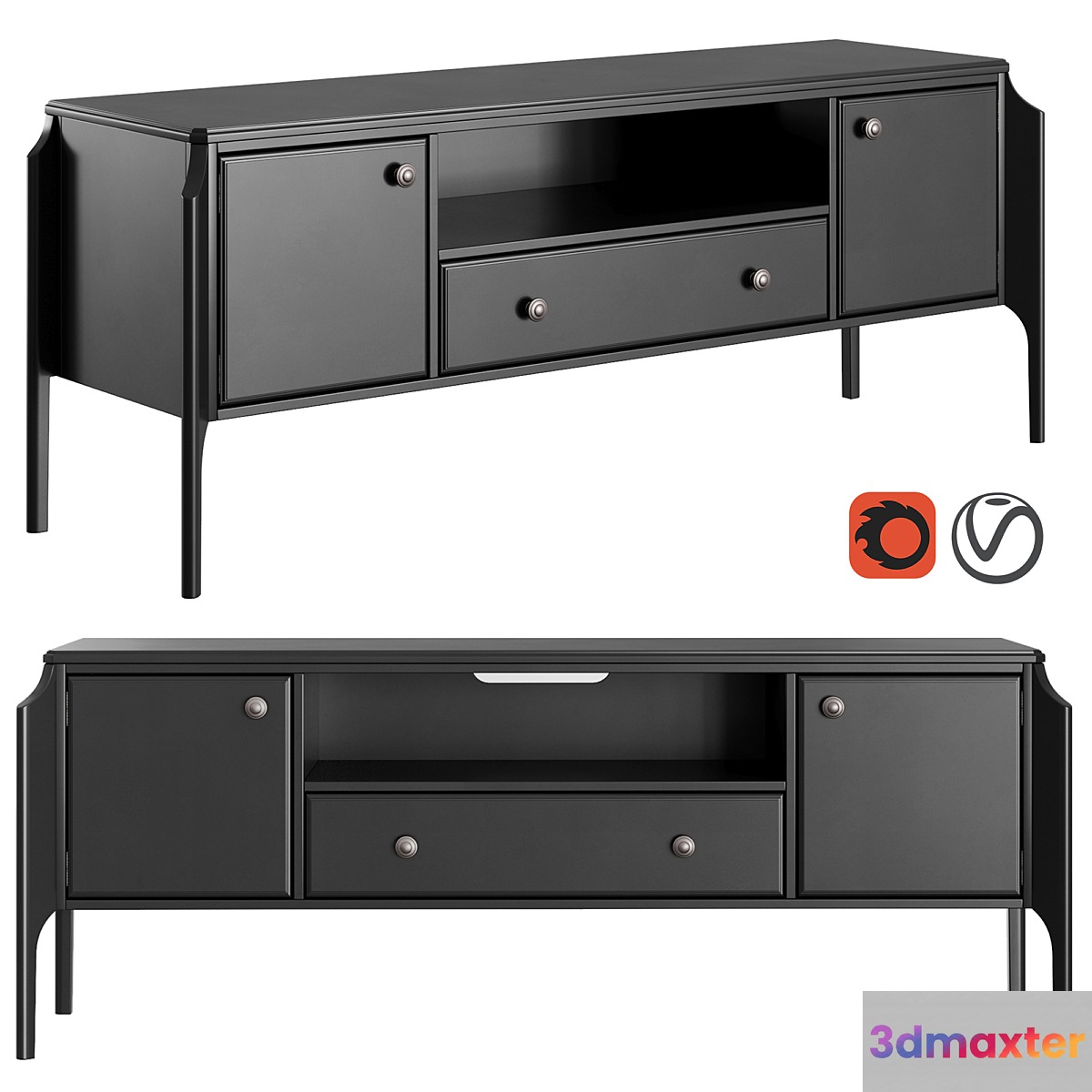 Dantone Home TV cabinet Le Visage 3D Max
