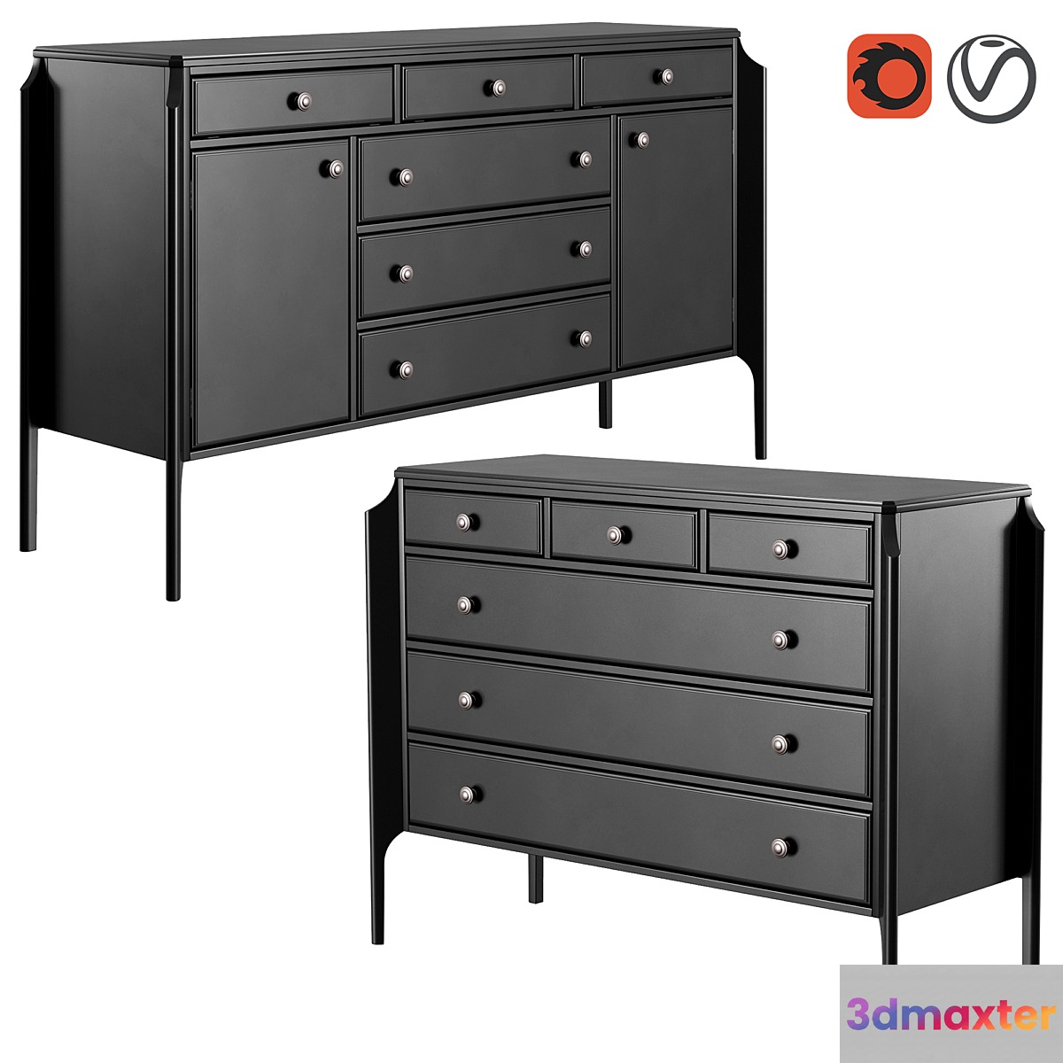 Dantone Home Chest of drawers Le Visage - No.4