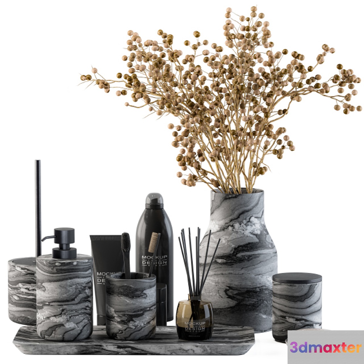 Bathroom Decor Set 11 3D Max