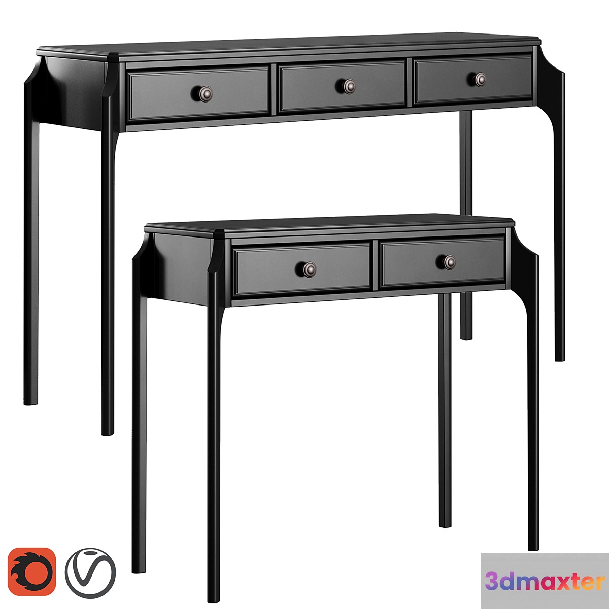 Dantone Home Console Le Visage 3D Max