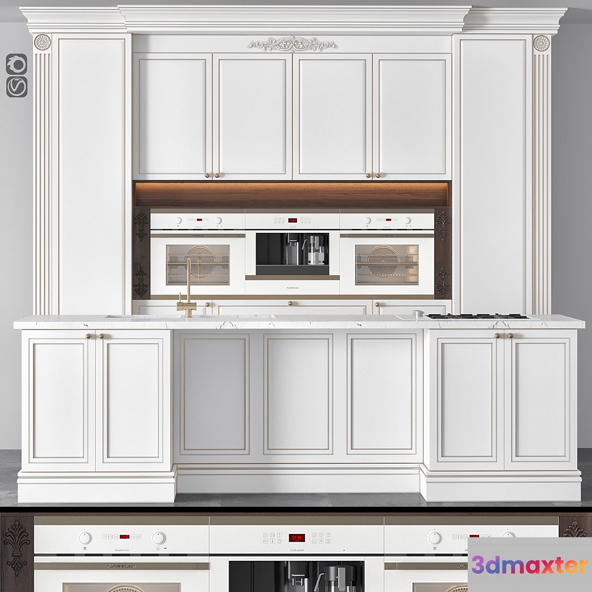 Kitchen 08 3D Max